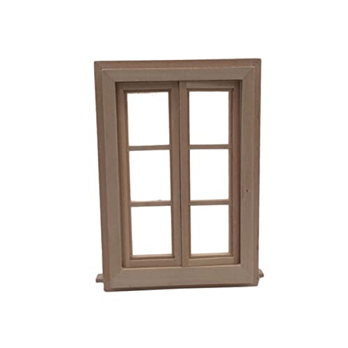 SEWACC 1stk Holzfenstermodell Holzfenster Selber Bauen Bambus Möbel Doppelt Offen von SEWACC