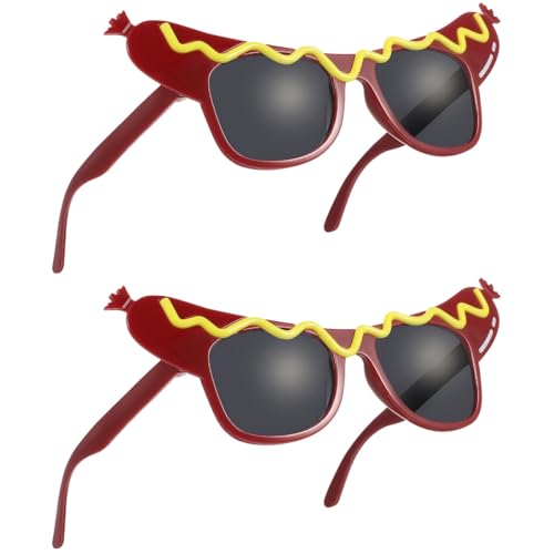 SEWACC 2 Pcs Partybrille Lustige Tanzbrille Hot Dog Brille Für Party Maskerade SEWACC 2 Pcs Partybrille Lustige Tanzbrille Hot Dog Brille Für Party Maskerade von SEWACC