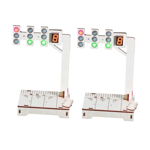 SEWACC 2 Sätze DIY Ampel Modellkit Wissenschaftliches Experimentierspielzeug Holzspielzeug für Klassenzimmerbau Verkehrssignal Bausatz für Technisches Lernen SEWACC 2 Sätze DIY Ampel Modellkit Wissenschaftliches Experimentierspielzeug Holzspielzeug für Klassenzimmerbau Verkehrssignal Bausatz für Technisches Lernen von SEWACC