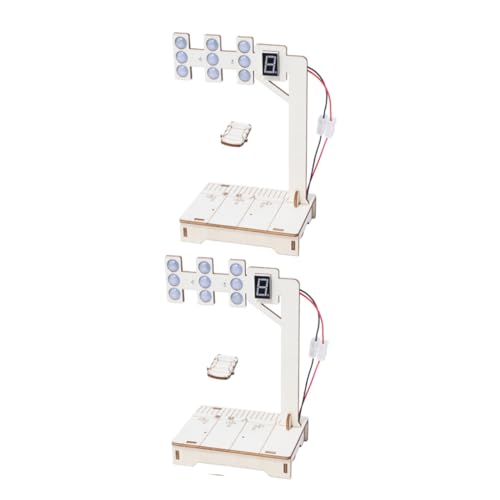 SEWACC 2 Sätze DIY Stem Holz Ampel Modell mit Einfacher Digitaler Programmierung Pädagogisches Wissenschaftsbausatz für Jugendliche Fördert Verkehrssicherheit und Technikverständnis SEWACC 2 Sätze DIY Stem Holz Ampel Modell mit Einfacher Digitaler Programmierung Pädagogisches Wissenschaftsbausatz für Jugendliche Fördert Verkehrssicherheit und Technikverständnis von SEWACC