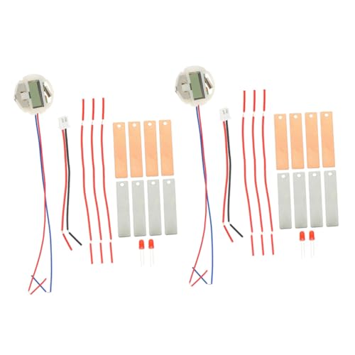 SEWACC 2 Sätze Fruchtbatterie Experiment Teiliges Kit für Kartoffel und Obststrom Lehrreiches für Fördert Analytisches und Kreativität bei Wissenschaftsexperimenten von SEWACC