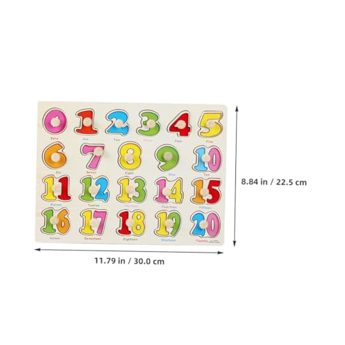SEWACC 2 Satz Holzpuzzle Alphabet und Zahlen mit Griffen Montessori Lernspielzeug für Kleinkinder Fördert Feinmotorik Hand Koordination Interaktives Lernen Teiliges Vorschulspielzeug SEWACC 2 Satz Holzpuzzle Alphabet und Zahlen mit Griffen Montessori Lernspielzeug für Kleinkinder Fördert Feinmotorik Hand Koordination Interaktives Lernen Teiliges Vorschulspielzeug von SEWACC
