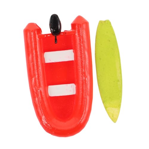 SEWACC 2 Stück Mini Gummiboot und Surfbrett für Plastische Miniaturen für Sand Pool und Badspiele SEWACC 2 Stück Mini Gummiboot und Surfbrett für Plastische Miniaturen für Sand Pool und Badspiele von SEWACC