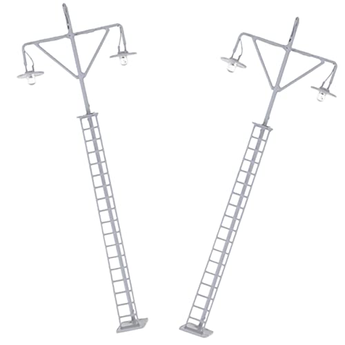 SEWACC 2 Stück Modell Gartenleuchte Modellbäume maßstabsgetreues Zugzubehör Messgerät Modellbau-Lampen Modellbau-Zubehör Mikro-Landschaftslampendekor leichtes Zugmodell Edelstahl Plus abs SEWACC 2 Stück Modell Gartenleuchte Modellbäume maßstabsgetreues Zugzubehör Messgerät Modellbau-Lampen Modellbau-Zubehör Mikro-Landschaftslampendekor leichtes Zugmodell Edelstahl Plus abs von SEWACC