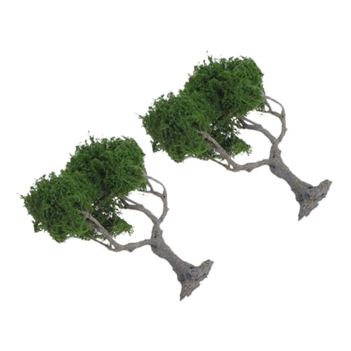 SEWACC 2 Stück Modellbäume für Realistische Miniaturpflanzen für DIY Sandtisch Dekoration und Modellbau von SEWACC