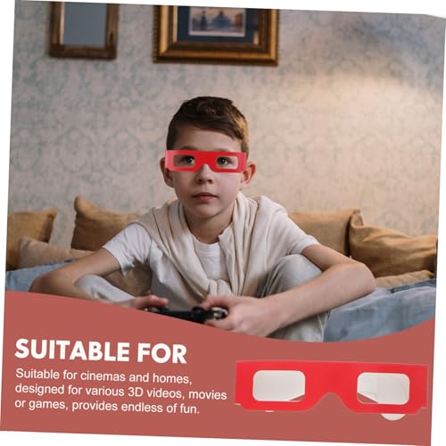 SEWACC 20 Stück Teiliges aus Pappe Anaglyphe Farbfilter in Rot Gelb Grün Komfortable für Erwachsene Unterhaltung Spiele und Festivals SEWACC 20 Stück Teiliges aus Pappe Anaglyphe Farbfilter in Rot Gelb Grün Komfortable für Erwachsene Unterhaltung Spiele und Festivals von SEWACC