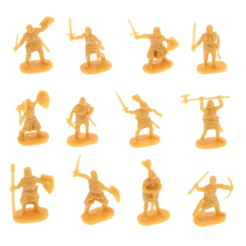 SEWACC 200 Stück Teiliges Mittelalterliches Mini Soldaten aus Robustem Kunststoff Detailreiche Miniatur Armee Figuren für Historische Rollenspiele und Sammlungen von SEWACC