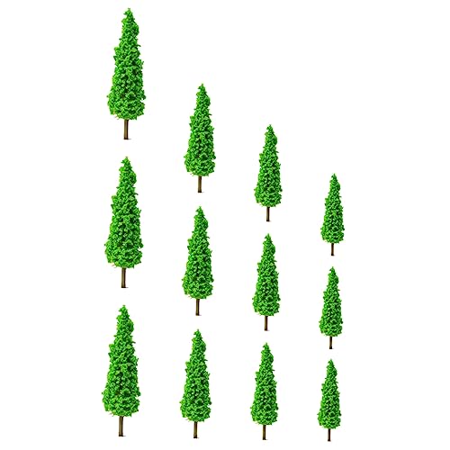 SEWACC 24 STK Simulation grüner Baum Desktop-Mini-Baum Gründekor Bäume Ornament Modelle Desktop-Baumschmuck Mini-Baummodell künstlich Modellbaum kreativer Baum schmücken Kind Dekorationen von SEWACC