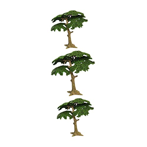 SEWACC 3 Stück Künstliche Zypressenpflanzen Teiliges Miniatur Kiefern für Dekoration Modellbau und Realistische Kunstpflanzen für Zuhause und Garten von SEWACC