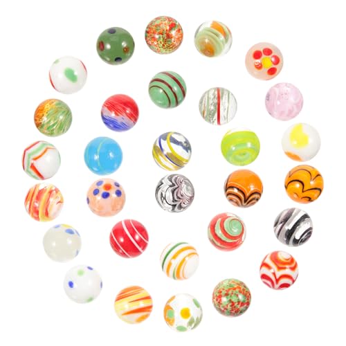 SEWACC Glasmurmeln- 30 Stück Runde Murmeln Für Jungen Und Mädchen Sicheres Spielzeug Für Aquarien Murmeln-Ornamente Glasperlen-Spielzeug Zufällige Farbe SEWACC Glasmurmeln- 30 Stück Runde Murmeln Für Jungen Und Mädchen Sicheres Spielzeug Für Aquarien Murmeln-Ornamente Glasperlen-Spielzeug Zufällige Farbe von SEWACC