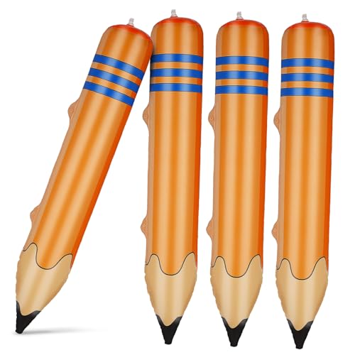 SEWACC 4 Stück Aufblasbarer Riesen bleistift Robustem PVC Leichte Schulanfang dekoration für Klassenzimmer und Partys Sicher Tragbar Vielseitig Einsetzbar Zufällige Farbe Zufällige Farbe SEWACC 4 Stück Aufblasbarer Riesen bleistift Robustem PVC Leichte Schulanfang dekoration für Klassenzimmer und Partys Sicher Tragbar Vielseitig Einsetzbar Zufällige Farbe Zufällige Farbe von SEWACC