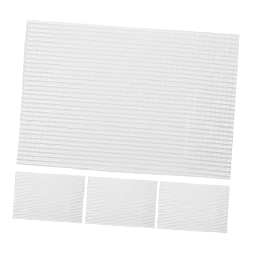 SEWACC 4 Stück Maßstab Europäischer Stil Robuste Dachschindeln für Puppenhaus DIY Einfache Montage Langlebige und Elegante Modellbau Dachziegel Zubehör von SEWACC