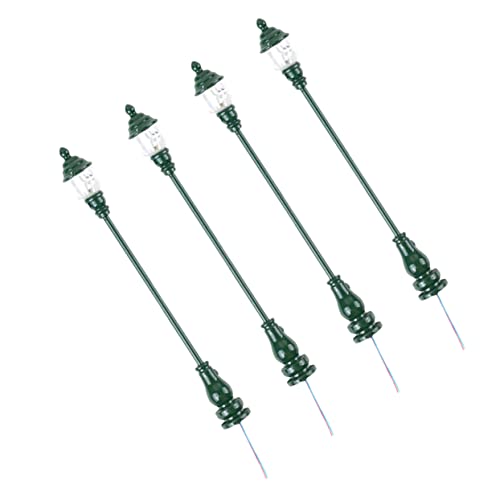 SEWACC 4 Stück Mini Gartenlampen Modell Straßenlaternen für Landschaftsdeko und Realistisch für Miniaturprojekte und Puppenhäuser DIY Zubehör SEWACC 4 Stück Mini Gartenlampen Modell Straßenlaternen für Landschaftsdeko und Realistisch für Miniaturprojekte und Puppenhäuser DIY Zubehör von SEWACC
