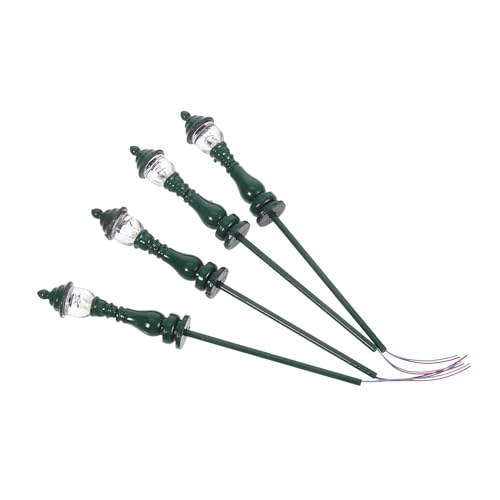 SEWACC 4 Stück Miniatur Gartenlampen für Sandtisch und Puppenhaus Dekorative Straßenlaternen für DIY Landschaften und Spielzeughäuser mit Stabiler und Langlebiger Bauweise SEWACC 4 Stück Miniatur Gartenlampen für Sandtisch und Puppenhaus Dekorative Straßenlaternen für DIY Landschaften und Spielzeughäuser mit Stabiler und Langlebiger Bauweise von SEWACC