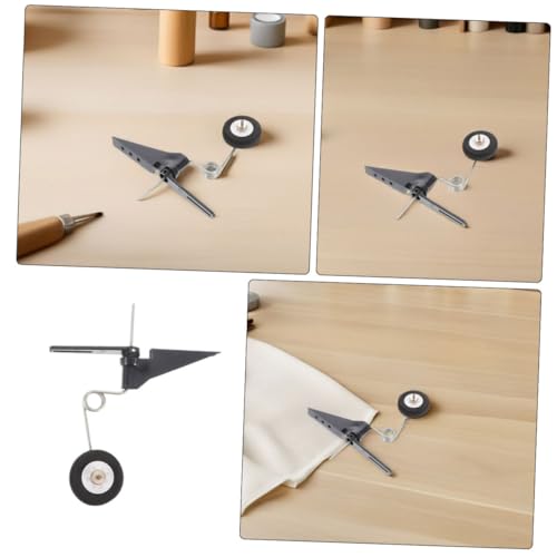 SEWACC 4 Stück Modellflugzeug Heckrad Rc Flugzeugzubehör Rc Flugzeugersatzteile Flugzeugzubehör Flugzeugräder Flugzeugräder Getriebe Kunststoff von SEWACC