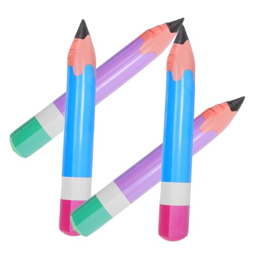 SEWACC 4 Stück Teiliges Aufblasbares PVC Bleistift Bunte Schulanfang Dekoration Robuste Partyballons für Klassenzimmer Geburtstags und Back To School Feiern SEWACC 4 Stück Teiliges Aufblasbares PVC Bleistift Bunte Schulanfang Dekoration Robuste Partyballons für Klassenzimmer Geburtstags und Back To School Feiern von SEWACC