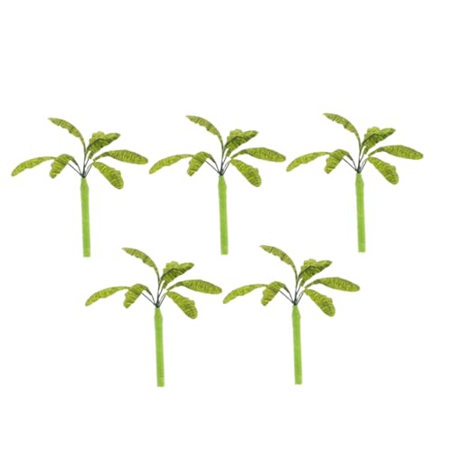 SEWACC 5 Stück Bananenbaum Modell für Sandtisch Dekorationen Handgefertigte Mikro Landschafts Pflanzen für Projekte und Modellbahnen SEWACC 5 Stück Bananenbaum Modell für Sandtisch Dekorationen Handgefertigte Mikro Landschafts Pflanzen für Projekte und Modellbahnen von SEWACC