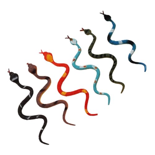 SEWACC 6 Stück Gefälschte Schlangenrequisiten Simulation Schlangenfiguren Tierfigur Schlangendekoration Simulation Schlangenfigur Schlangenskulptur Schlangenornament Tierfiguren SEWACC 6 Stück Gefälschte Schlangenrequisiten Simulation Schlangenfiguren Tierfigur Schlangendekoration Simulation Schlangenfigur Schlangenskulptur Schlangenornament Tierfiguren von SEWACC
