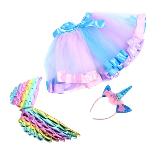 SEWACC Einhorn Kostümset für Mädchen mit Haarreif und Flügel für Halloween Fotoshootings und Verkleidungen bei Kindergeburtstagen und Veranstaltungen SEWACC Einhorn Kostümset für Mädchen mit Haarreif und Flügel für Halloween Fotoshootings und Verkleidungen bei Kindergeburtstagen und Veranstaltungen von SEWACC