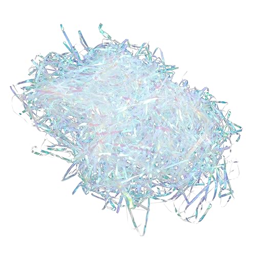 SEWACC Graspapier zum Verschenken geschenkkorb paketpapier geschenkeband Present Ideas Knisterpapier für Geschenkverpackungen Korbfüller Papierschnipsel lafite Grasseidenpapier Shred-Füller von SEWACC