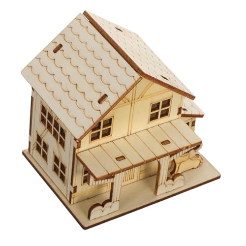 SEWACC Holz DIY Villa Bausatz mit LED Licht Miniatur Holzhaus Modell Stabiles Naturholz Komplettset mit Kleber für Kreative Bastelarbeit und Charmante Wohnraumdekoration als SEWACC Holz DIY Villa Bausatz mit LED Licht Miniatur Holzhaus Modell Stabiles Naturholz Komplettset mit Kleber für Kreative Bastelarbeit und Charmante Wohnraumdekoration als von SEWACC