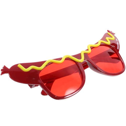 SEWACC Hot-Dog-Brille Lustige Partybrille Hot-Dog-Brille Lustige Sonnenbrille Für Maskenpartys SEWACC Hot-Dog-Brille Lustige Partybrille Hot-Dog-Brille Lustige Sonnenbrille Für Maskenpartys von SEWACC