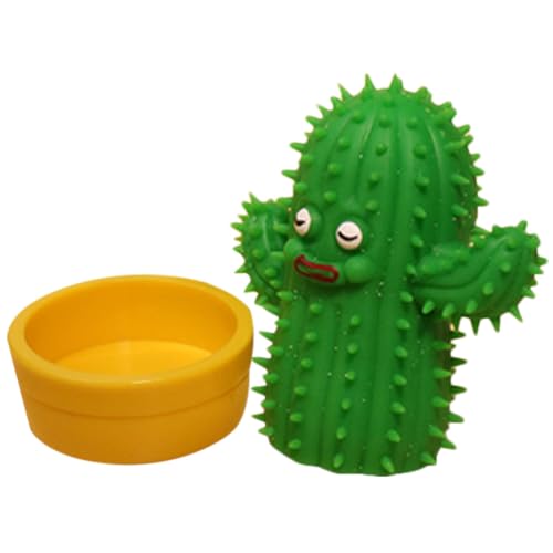 SEWACC Kaktus Kaktus-Stressbälle Niedliche Sensorische Bälle Anti-Stress Sensorische Linderung Dekomprimieren Beruhigendes Spielzeug Für Babys Haustiere Reißfest von SEWACC