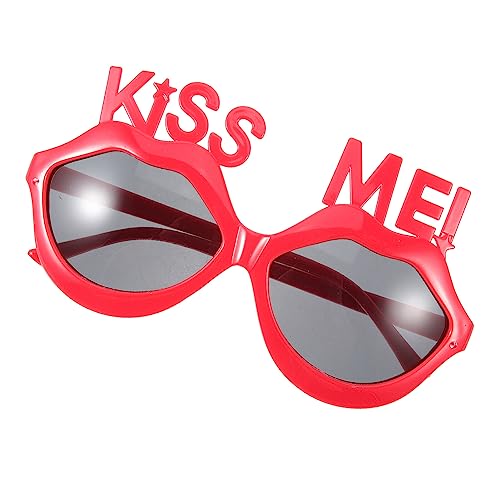 SEWACC Strandsonnenbrille Gastgeschenke Strandparty-brille Trendige Sonnenbrille Süße Sonnenbrille Single Party Brille Karneval Brillen Stilvolle Brille Lustige Kleidung Cosplay Plastik von SEWACC