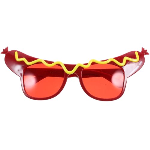 SEWACC Lustige Party-Brille, Tanzparty, Make-up, Kostüm, Sonnenbrille, Hot Dog-Brille, coole Form, Foto-Requisite für Halloween, Weihnachten SEWACC Lustige Party-Brille, Tanzparty, Make-up, Kostüm, Sonnenbrille, Hot Dog-Brille, coole Form, Foto-Requisite für Halloween, Weihnachten von SEWACC