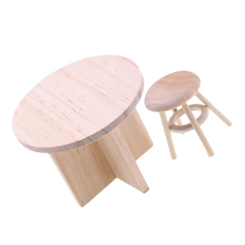 SEWACC Massivholzmöbel Modell Puppenhaus Holz Rundhocker Miniaturtisch Modell Miniaturhaus Zubehör Tiny House Miniaturmöbel Puppenhaustisch Tiny House Minitisch Beige SEWACC Massivholzmöbel Modell Puppenhaus Holz Rundhocker Miniaturtisch Modell Miniaturhaus Zubehör Tiny House Miniaturmöbel Puppenhaustisch Tiny House Minitisch Beige von SEWACC