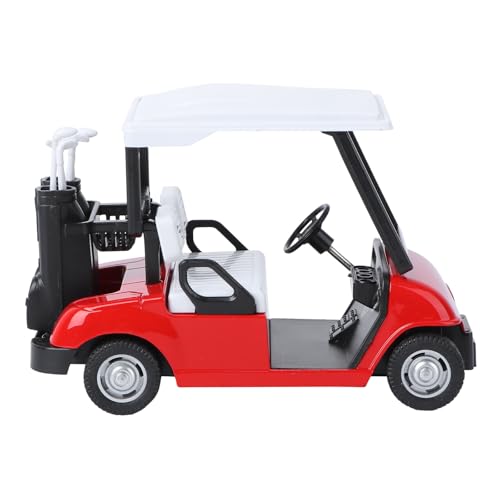 SEWACC Mini-golfwagen-Modell, Golfwagen-skulptur aus Druckgusslegierung im Maßstab 1:20, Ornament, für Schreibtischdekoration, Puppenhauszubehör, 4,52 X 3,14 X 2,20 Zoll, Rot SEWACC Mini-golfwagen-Modell, Golfwagen-skulptur aus Druckgusslegierung im Maßstab 1:20, Ornament, für Schreibtischdekoration, Puppenhauszubehör, 4,52 X 3,14 X 2,20 Zoll, Rot von SEWACC