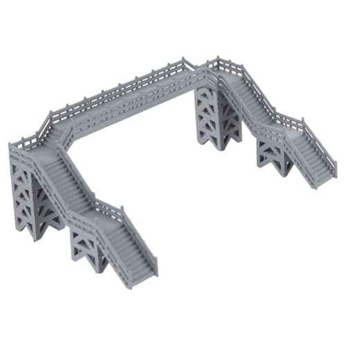 SEWACC Fußgängerbrückenmodell für Sandtischmaterial Miniaturhausdekor Abs-Kunststoff Maßstab 1:87 Spielzeug für Jungen und Mädchen SEWACC Fußgängerbrückenmodell für Sandtischmaterial Miniaturhausdekor Abs-Kunststoff Maßstab 1:87 Spielzeug für Jungen und Mädchen von SEWACC
