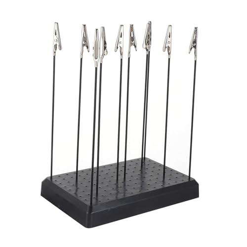 SEWACC Modellmalerei Basis mit Robustem Alligatorclip Langlebiger Standhalter für Präzises Sprüh Trocknen DIY Modell Farbclip Halterung für Hobby Künstler von SEWACC