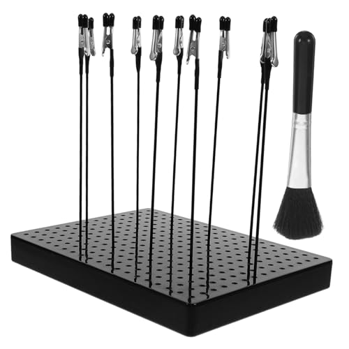 SEWACC Modellmalerei Ständer mit Stabiler Basis Biegsamen Clips Schutzkappen und Reinigungsbürste Flexible Halterung für Präzises Airbrush Lackieren und Trocknen Kleiner Modellteile SEWACC Modellmalerei Ständer mit Stabiler Basis Biegsamen Clips Schutzkappen und Reinigungsbürste Flexible Halterung für Präzises Airbrush Lackieren und Trocknen Kleiner Modellteile von SEWACC