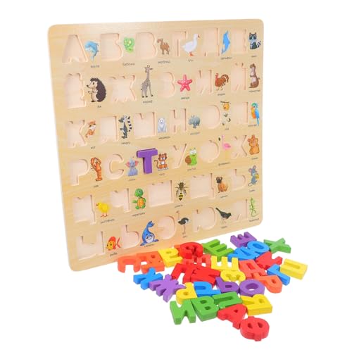 SEWACC Montessori Holzpuzzle Russisches Alphabet Großes Buntes Lernspielzeug für Vorschulkinder Fördert Feinmotorik und Sprachliche Entwicklung Sicheres Tragbares Alphabet für Eltern SEWACC Montessori Holzpuzzle Russisches Alphabet Großes Buntes Lernspielzeug für Vorschulkinder Fördert Feinmotorik und Sprachliche Entwicklung Sicheres Tragbares Alphabet für Eltern von SEWACC