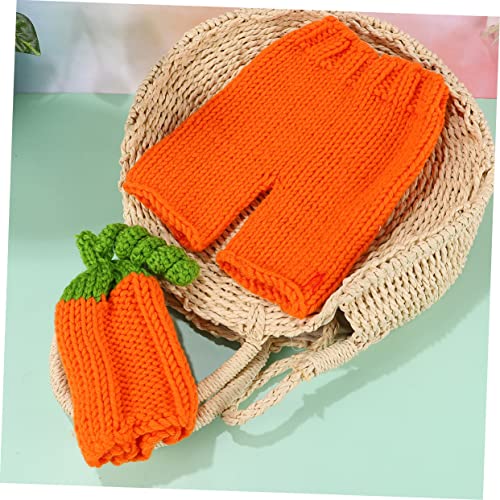 SEWACC Neugeborenen Häkelkostüm Monate Fotoshooting Outfit Handgestrickt Umweltfreundlich Weich Atmungsaktiv Halloween Babykleidung von SEWACC
