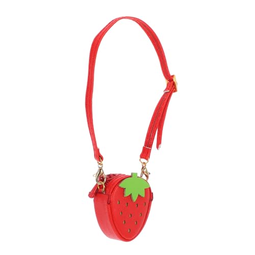 SEWACC Puppen-Erdbeer-Crossbody-Tasche Mini-Erdbeer-Umhängetasche Für DIY-Puppenmode-Accessoires SEWACC Puppen-Erdbeer-Crossbody-Tasche Mini-Erdbeer-Umhängetasche Für DIY-Puppenmode-Accessoires von SEWACC