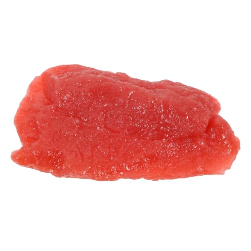 SEWACC Realistisches Schweinefleischscheiben Modell Lebensecht Dekoratives Fake Meat Vielseitig für Fotografie Küchendekoration Vorschulspielzeug und Filmrequisiten von SEWACC