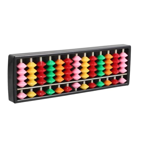 SEWACC Rechenrahmen Für Kinder 13 Reihen 5 Perlen Tragbares Rechenlernspielzeug Bunte Perlen Mathewerkzeug Für Zuhause Und Schule von SEWACC