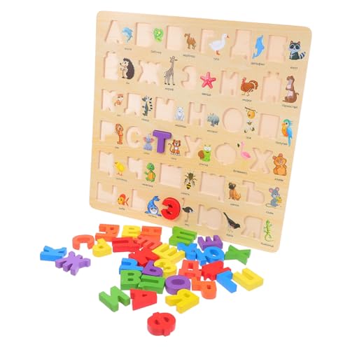SEWACC Russisches Alphabet Puzzle aus Holz Pädagogisches Feinmotorik und Sprachentwicklung für Bunt Gestaltete Buchstaben für Vorschule und Kreative SEWACC Russisches Alphabet Puzzle aus Holz Pädagogisches Feinmotorik und Sprachentwicklung für Bunt Gestaltete Buchstaben für Vorschule und Kreative von SEWACC