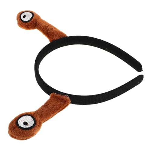 SEWACC Schnecken-Stirnband Schneckenaugen-Kopfbedeckungen Festival-Party-Haar-Accessoire Für Frauen (Kaffee) von SEWACC