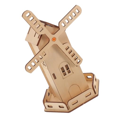 SEWACC Solar Holzbaukasten Windmühle aus Holz für DIY Solar Experiment Solarbetrieben Fördert Wissenschaftsinteresse Präzise Geschnitten für Jungen und Mädchen Ab Grundschulalter SEWACC Solar Holzbaukasten Windmühle aus Holz für DIY Solar Experiment Solarbetrieben Fördert Wissenschaftsinteresse Präzise Geschnitten für Jungen und Mädchen Ab Grundschulalter von SEWACC