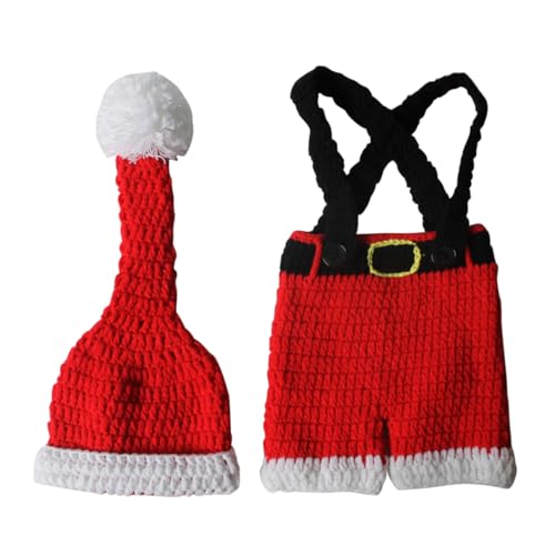 SEWACC Weihnachtskostüm Set für Junge Mädchen Monate Gewebte Warme Kinderkleidung für Fotoshooting Weiches Hautfreundliches Material Festliches Outfit für Jungen und Mädchen SEWACC Weihnachtskostüm Set für Junge Mädchen Monate Gewebte Warme Kinderkleidung für Fotoshooting Weiches Hautfreundliches Material Festliches Outfit für Jungen und Mädchen von SEWACC