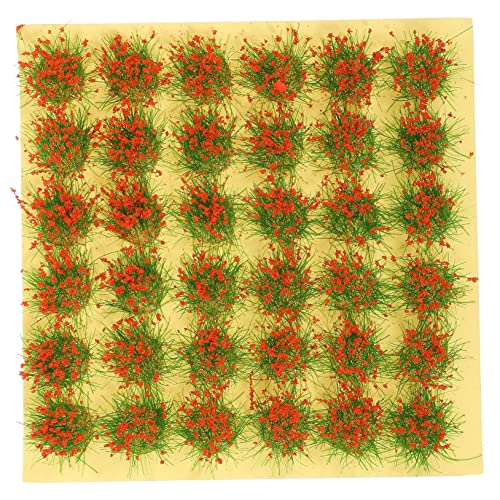 SEWOART 1 Blatt Graskorn Rasendekorationen blütenhaufen selber Machen Modelle scheibengardinen Statisches Grasbüschelmodell kleine Pflanzenbüschel Bahn schmücken Material von SEWOART