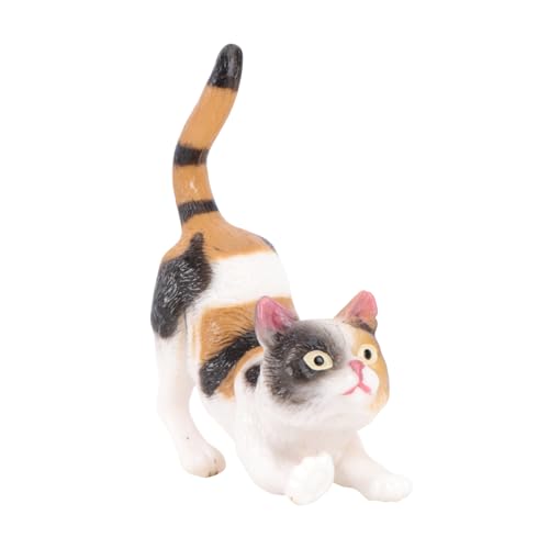 SEWOART 1 Stück Tiermodell Wohnkultur-Modell Simulations-katzenmodell Tierschmuck Simulationsdekor Hausmodell Plastik von SEWOART