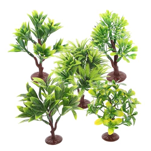 SEWOART 10 Stück Mikro Landschaftspflanzen Kiefer Kunstpflanze Terrarium Miniatur Baumpflanzen Set Ornamente Dekorationen Kleine Formschnitte Grünpflanzen Für Den Außenbereich von SEWOART