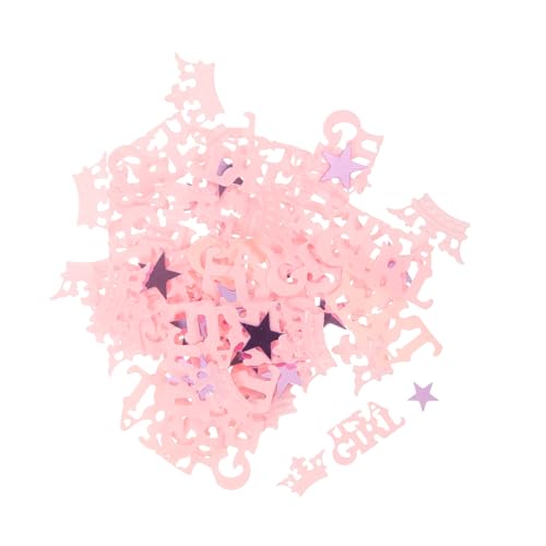 SEWOART 1Satz Geschlechtsenthüllung Konfetti Dekorative Tischstreuung Für Babyparty Exquisite Party Requisiten Form Von Krone Und Sternen Für Feierliche Anlässe von SEWOART