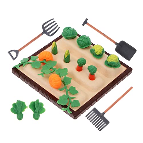 SEWOART 1Satz Mini Gemüsefeld Werkzeugset Teiliges Farmmodell mit Detaillierten Landschaftsdekorations Elementen für Sammler und Puppenhäuser SEWOART 1Satz Mini Gemüsefeld Werkzeugset Teiliges Farmmodell mit Detaillierten Landschaftsdekorations Elementen für Sammler und Puppenhäuser von SEWOART