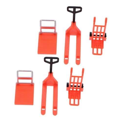 SEWOART 1Satz Miniatur Verkehrsspielzeug Teiliges Lernspielzeug mit Handhubwagen Gabelstapler und Verkehrsmodellen für Kreative Spiele und Hand Auge Koordination SEWOART 1Satz Miniatur Verkehrsspielzeug Teiliges Lernspielzeug mit Handhubwagen Gabelstapler und Verkehrsmodellen für Kreative Spiele und Hand Auge Koordination von SEWOART