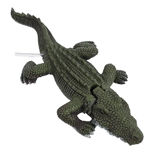 SEWOART 1Stück Simulation Modell Resin Krokodilverzierung Für Landschaften Und Terrarien Dekoration Für Aquarien Und Pflanzenarrangements von SEWOART